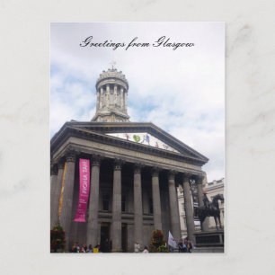 glasgow gallery modern art postcard