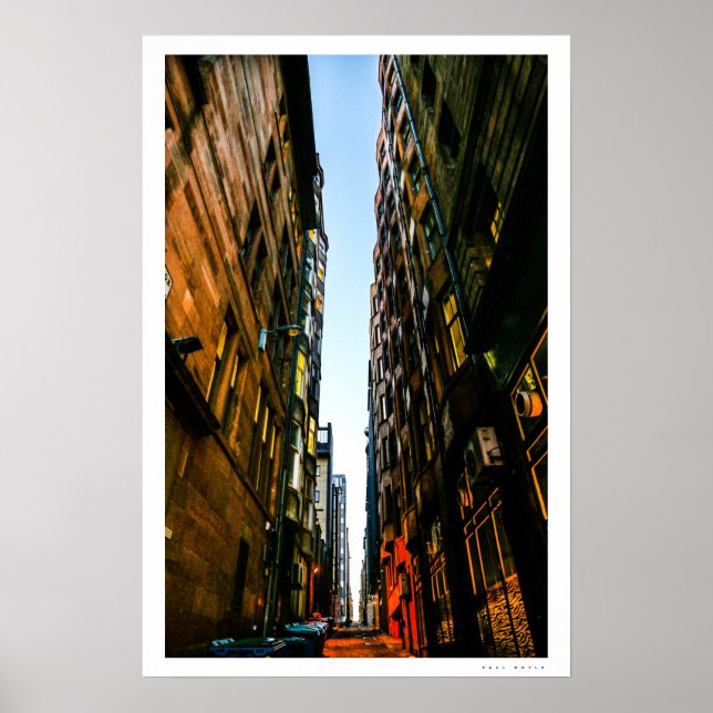 Glasgow Lane Poster (Front)