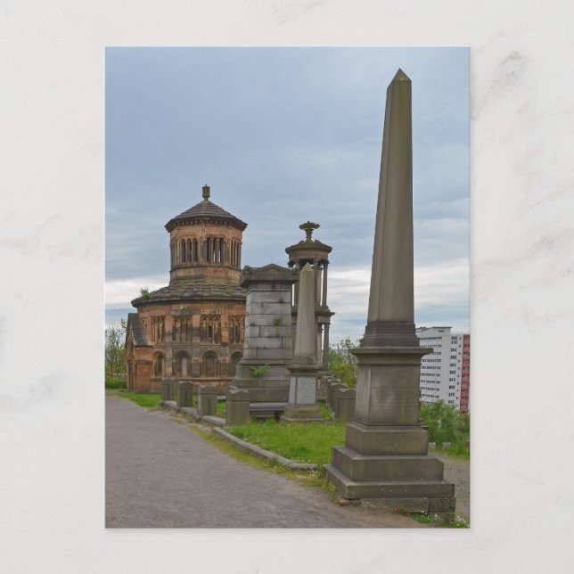 Glasgow Necropolis Monuments Carte postale (Devant)