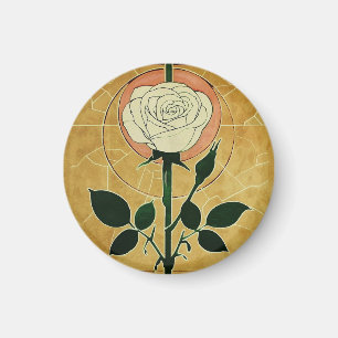 Glasgow Rose Magnet