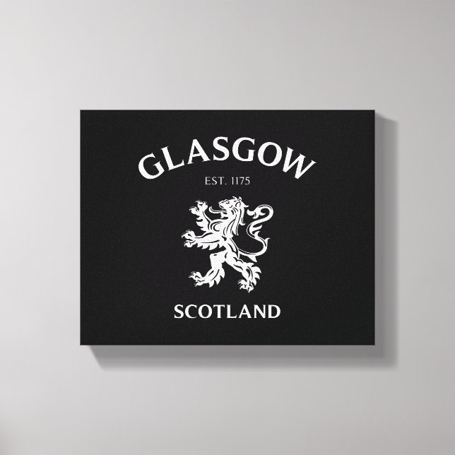 GLASGOW, SCOTLAND CANVAS PRINT (Front)