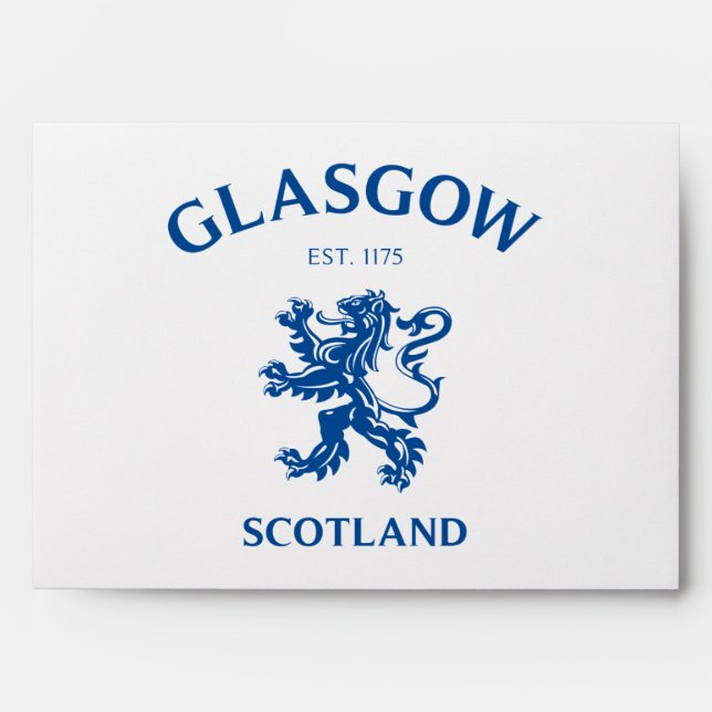 GLASGOW, SCOTLAND ENVELOPE (Front)