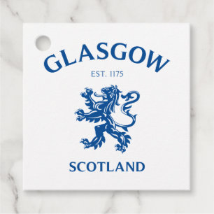 GLASGOW, SCOTLAND FAVOUR TAGS
