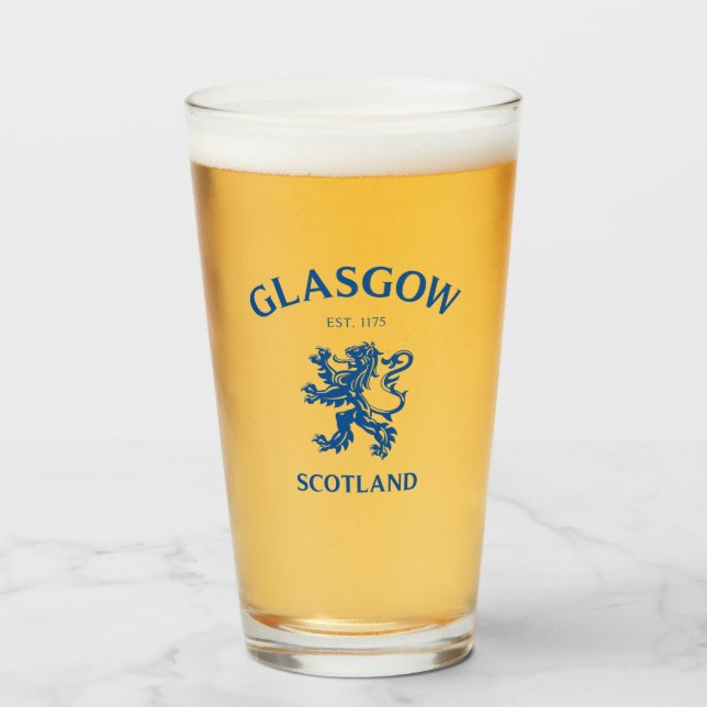GLASGOW, SCOTLAND GLASS (Front Filled)