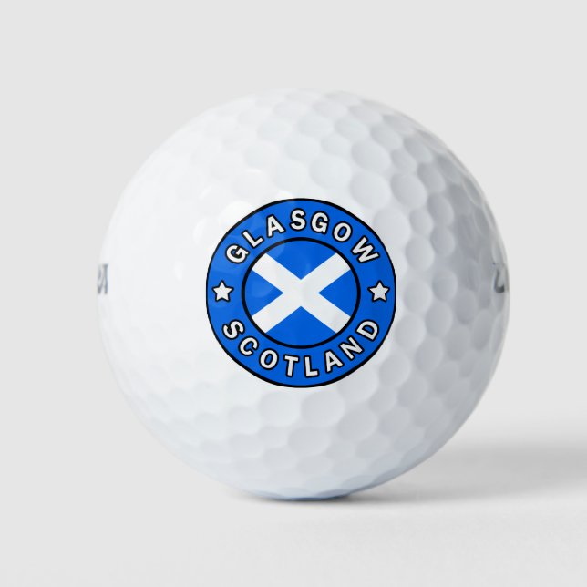 Glasgow Scotland Golf Balls (Front)