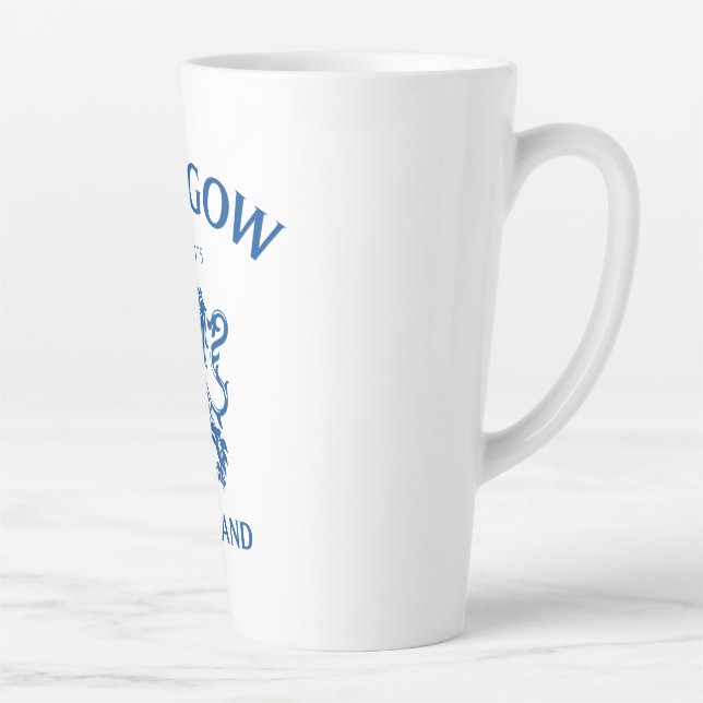 GLASGOW, SCOTLAND LATTE MUG (Right)