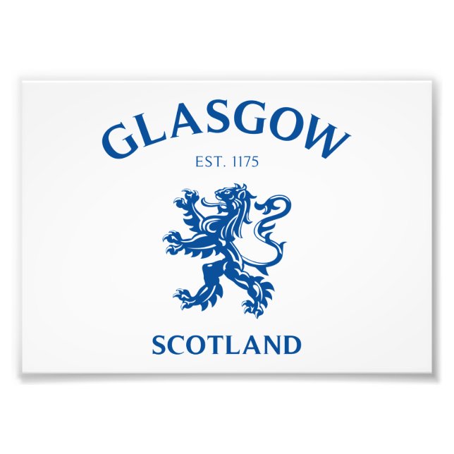 GLASGOW, SCOTLAND PHOTO PRINT (Front)