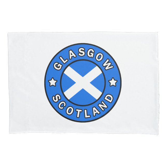 Glasgow Scotland Pillowcase (Front)