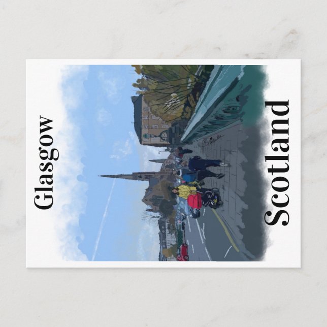 Glasgow scotland postcard (Front)