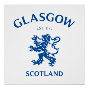 GLASGOW, SCOTLAND POSTER