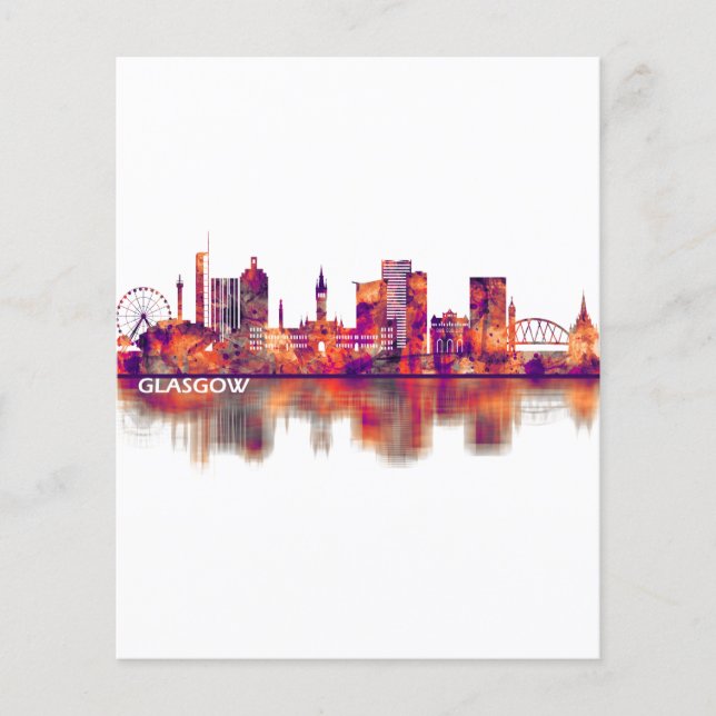 Glasgow Scotland Skyline Flyer (Front)
