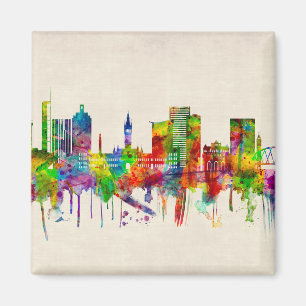 Glasgow Scotland Skyline Magnet