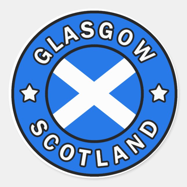 Glasgow Scotland sticker (Front)