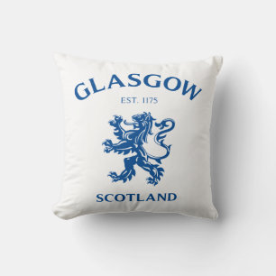 GLASGOW, SCOTLAND THROW PILLOW