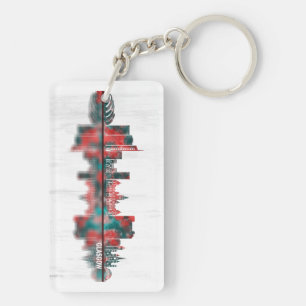 Glasgow Skyline Keychain
