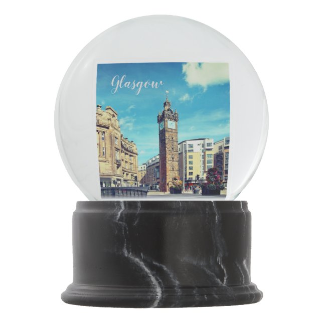 Glasgow, snow globe, Christmas gift Snow Globe (Front)