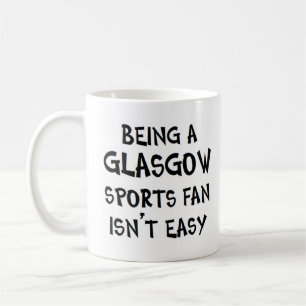 glasgow sports fan, being coffee mug