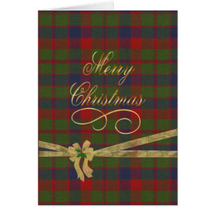 Glasgow Tartan Merry Christmas