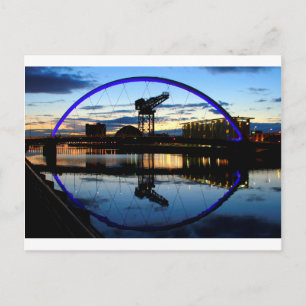 Glasgows "squinty bridge", Allan Topen Photography Postcard