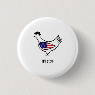 glass 1 inch round button