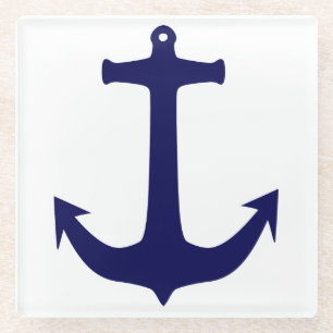 Glass Anchor Coaster