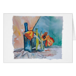 Glass and Tulips