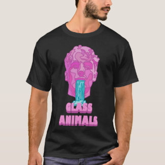 Glass Animals Soda Waterfalls Head and Logo T-Shirt