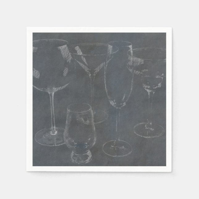 Glass Barware Napkin (Front)