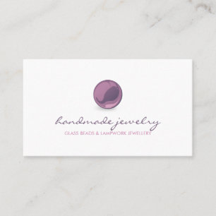 Glass Bead Lampwork Jewellery Business Card