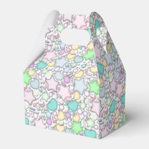 Glass beads, jewellery favor box