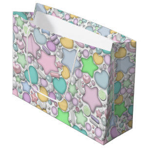 Glass beads, jewellery large gift bag