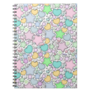 Glass beads, jewellery notebook