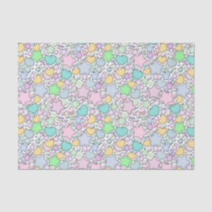 Glass beads, jewellery tissue paper
