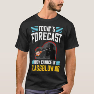 Glass Blowing  Glassblower Glassworking Artist T-Shirt