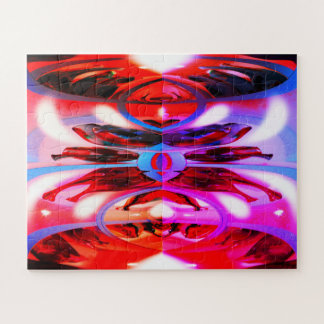 Glass bottles festive art Christmas Jigsaw Puzzle