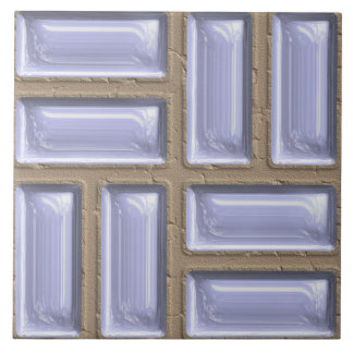 Glass bricks tile