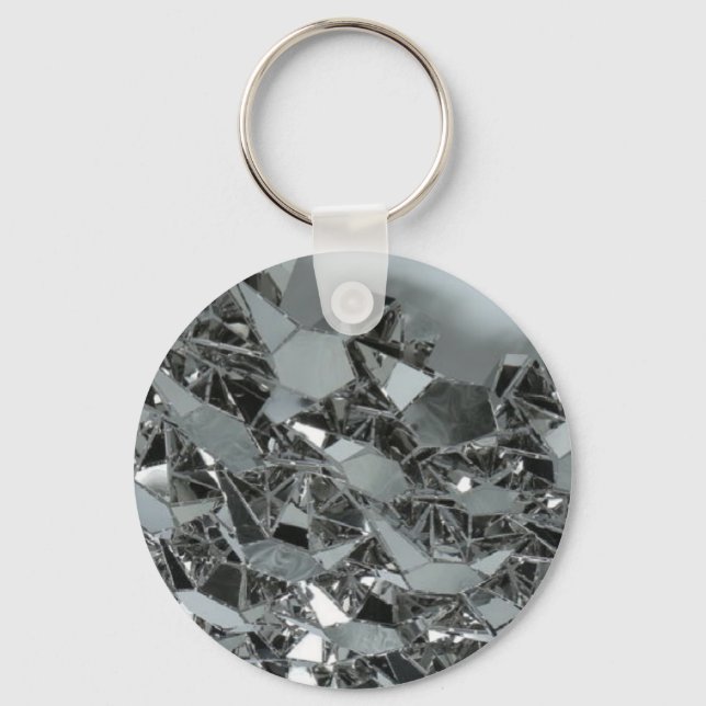 Glass Broken Pieces Keychain (Front)