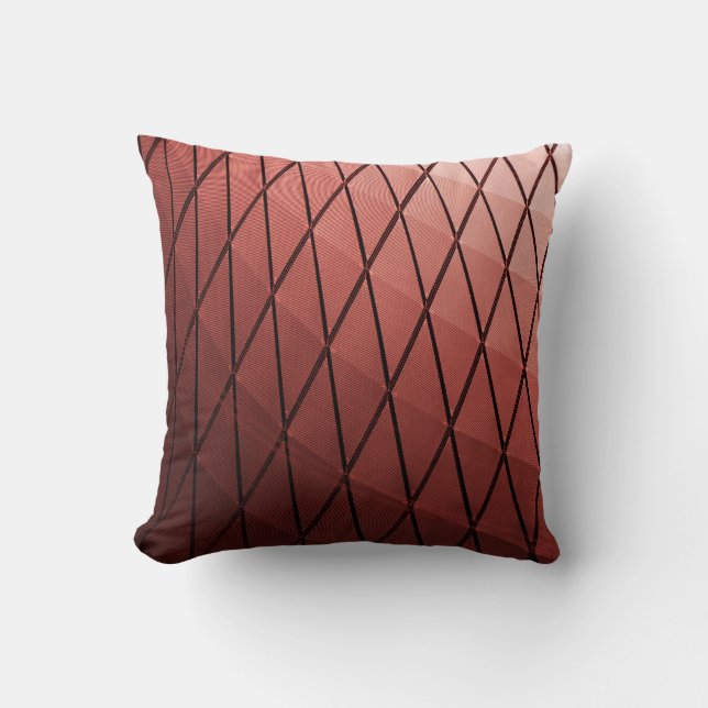 GLASS BUILDING WINDOW THROW PILLOW (Front)