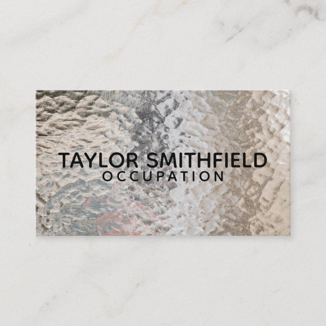 glass business card (Front)