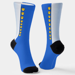 Glass Buttons Socks