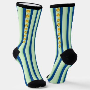 Glass Buttons Socks