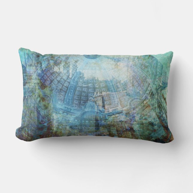 Glass Ceiling Lumbar Pillow (Front)