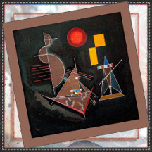 Glass COASTER - Abstract - Wassily Kandinsky