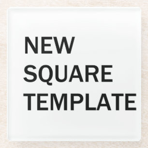 Glass Coaster Template