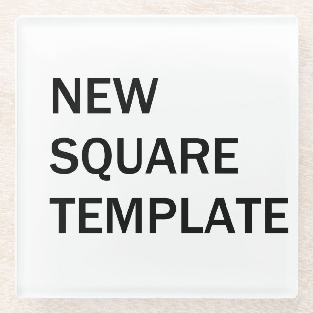 Glass Coaster Template (Front)