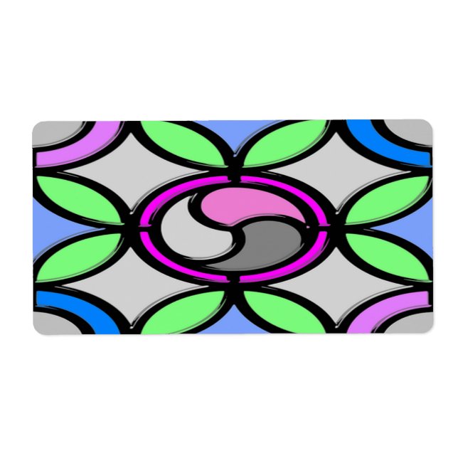 Glass colored tiled (Front)