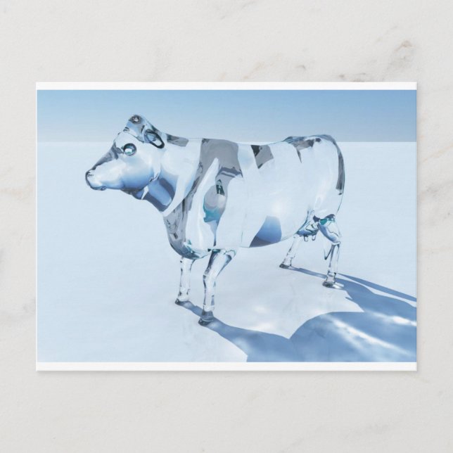 Glass Cow Postcard (Front)