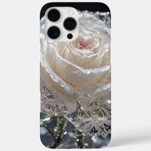Glass Crystal Rose iPhone 16 Pro Max Case