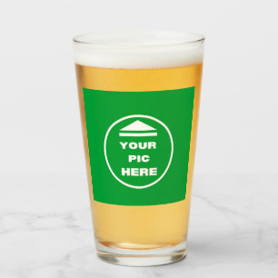 Glass Cup 16oz - Personalized Add Your Image 