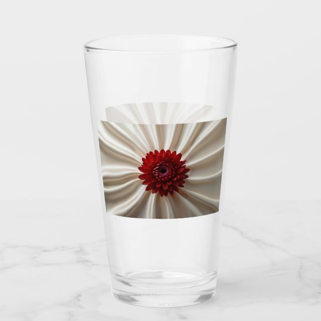 Glass cup with Japanase Colours (Front)